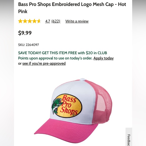 Bass Pro Shops trucker hat - Picture 1 of 2